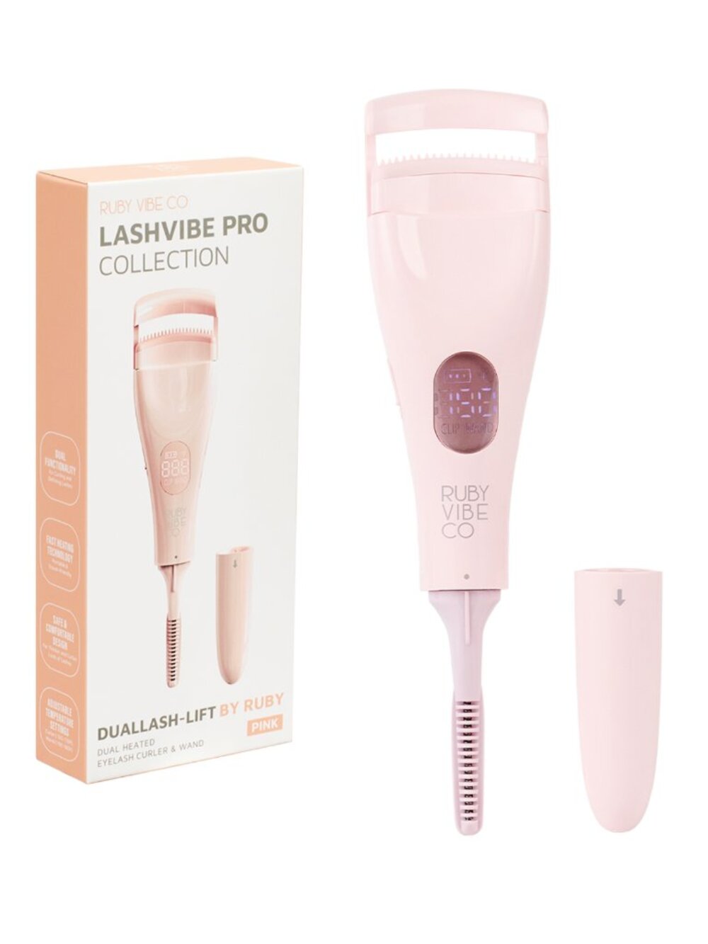 Heated Eyelash Curler, Electric Eyelash Curler, Heat Sensitive Silicone Pad